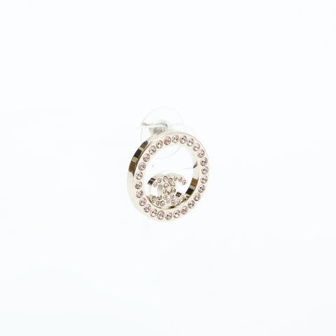 CHANEL B17S 2017 COCO Mark Rhinestone Pierce gold WS23256