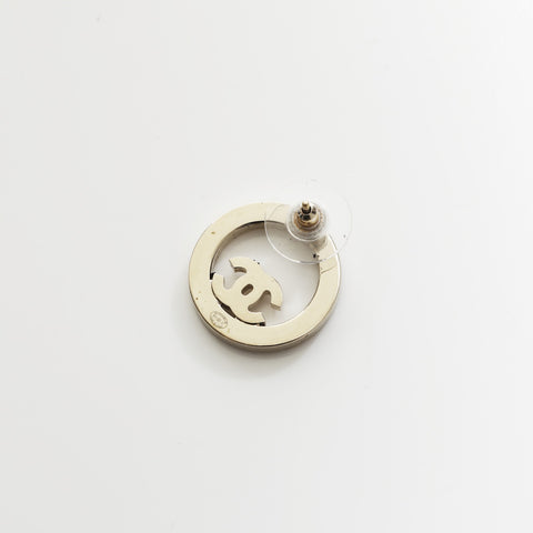 CHANEL B17S 2017 COCO Mark Rhinestone Pierce gold WS23256