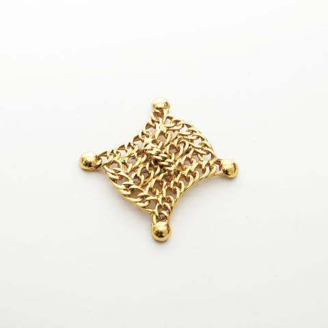 CELINE Triomphe Chain Brooch gold WS23257