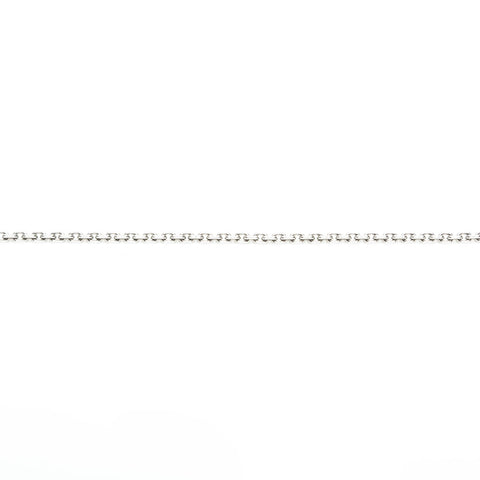 CHANEL 05P 2005 Round COCO Mark Rhinestone Necklace Silver WS23265