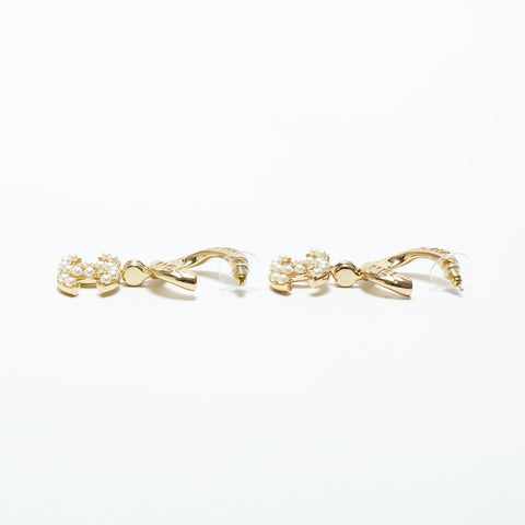 CHANEL B24A 2024 COCO Mark Hoop Pierce gold WS23266