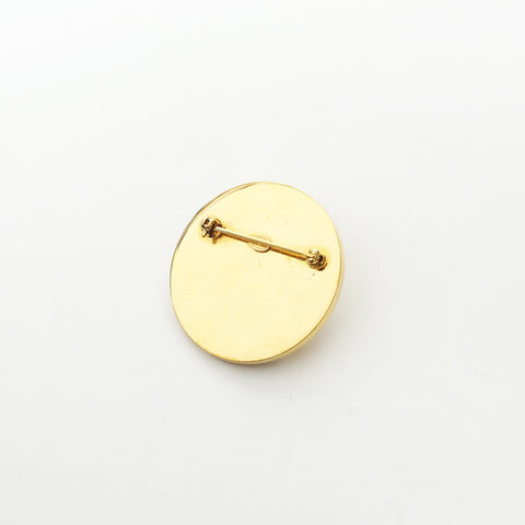 CHANEL 97P 1997 Turnlock COCO Mark Brooch gold WS23271