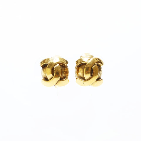 CHANEL 1971-1980 COCO Mark Earring gold WS23272