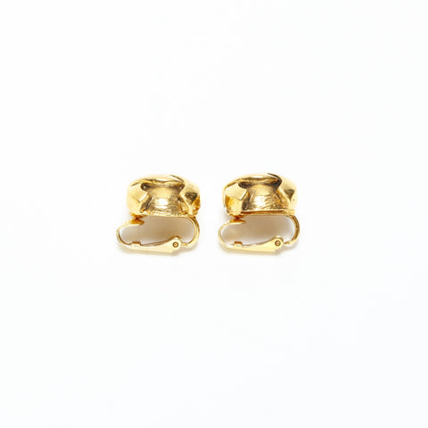 CHANEL 1971-1980 COCO Mark Earring gold WS23272