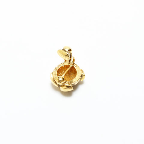 CHANEL 1971-1980 COCO Mark Earring gold WS23272