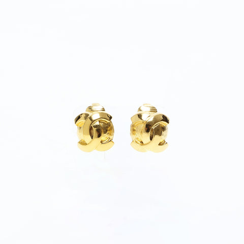 CHANEL 1971-1980 COCO Mark Earring gold WS23274
