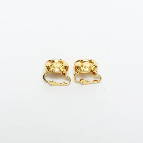CHANEL 1971-1980 COCO Mark Earring gold WS23274