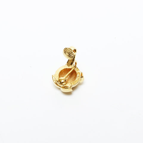 CHANEL 1971-1980 COCO Mark Earring gold WS23274