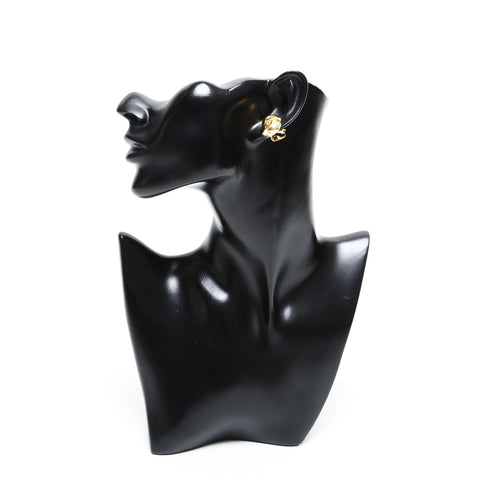 CHANEL 1971-1980 COCO Mark Earring gold WS23274