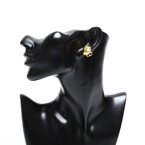 CHANEL 1971-1980 COCO Mark Earring gold WS23274