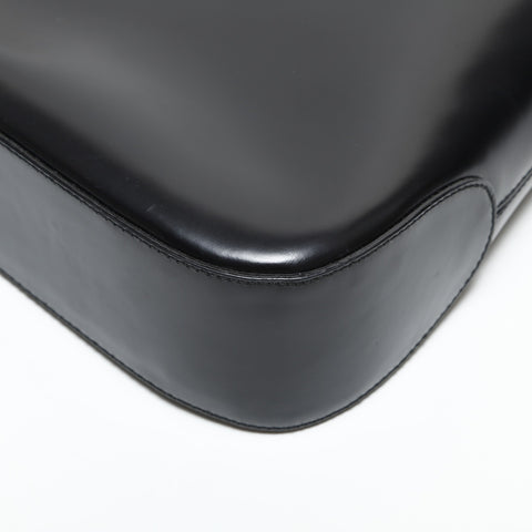 Salvatore Ferragamo Leather Gancini one belt Shoulder Bag black WS23278