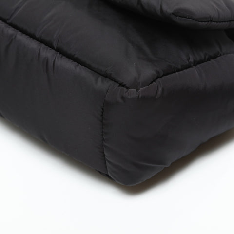 BALENCIAGA Eco Nylon Monaco Chain Padded Mini Bag Shoulder Bag black WS23281