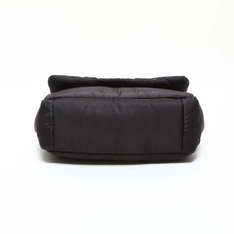 BALENCIAGA Eco Nylon Monaco Chain Padded Mini Bag Shoulder Bag black WS23281