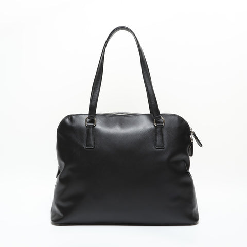 Salvatore Ferragamo Leather Vara Shoulder Bag black WS23289