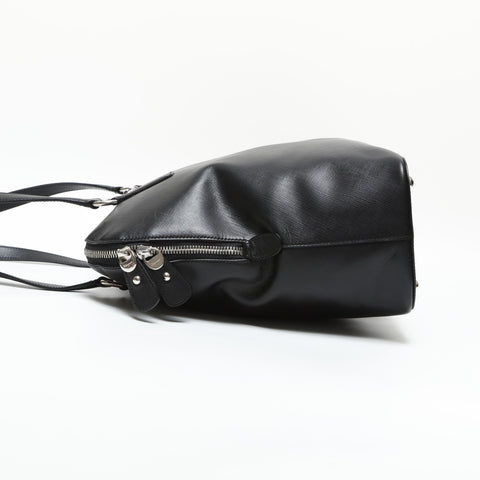 Salvatore Ferragamo Leather Vara Shoulder Bag black WS23289