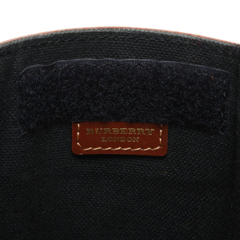 BURBERRY PVC Nova Check Shoulder Bag beige WS23291