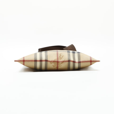 BURBERRY PVC Nova Check Shoulder Bag beige WS23291