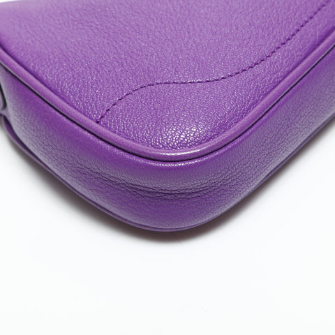 GUCCI Mini Hobo Aphrodite Leather Shoulder Bag purple WS23292