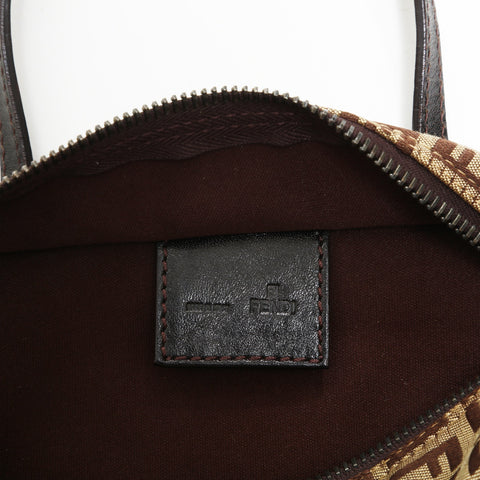 FENDI Zucchino Mini Canvas Handbag beige WS23294