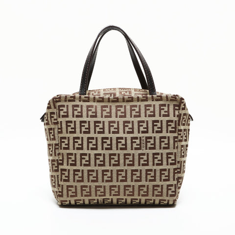 FENDI Zucchino Mini Canvas Handtasche beige WS23294