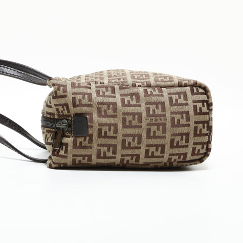 FENDI Zucchino Mini Canvas Handbag beige WS23294