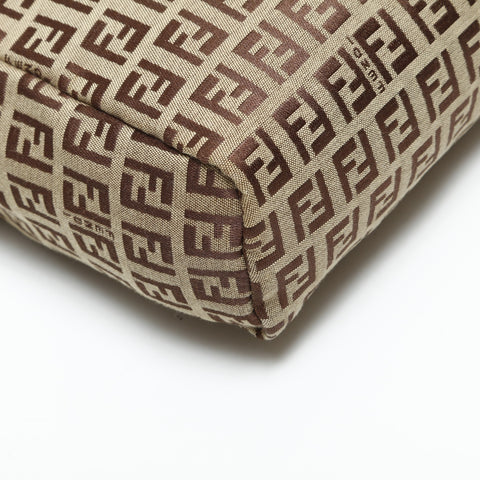 FENDI Zucchino Mini Canvas Handbag beige WS23294