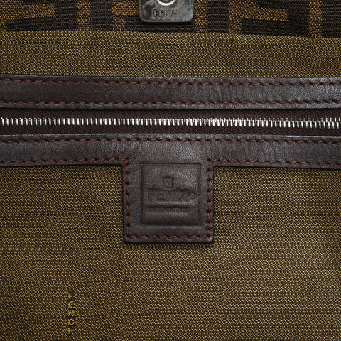 FENDI Zucca canvas Handbag Brown WS23296