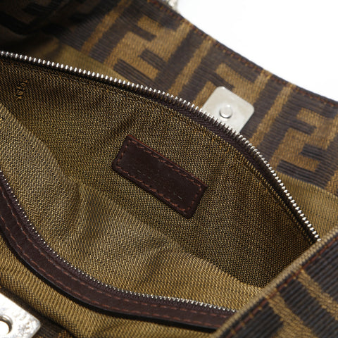 FENDI Zucca canvas Handbag Brown WS23296
