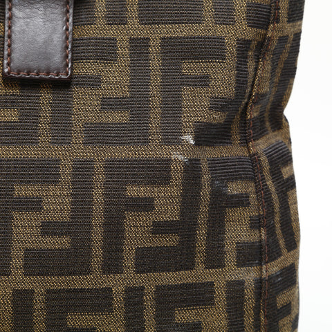 FENDI Zucca canvas Handbag Brown WS23296