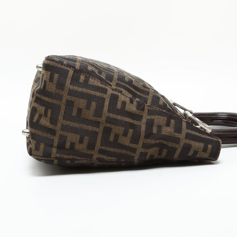FENDI Zucca canvas Handbag Brown WS23296