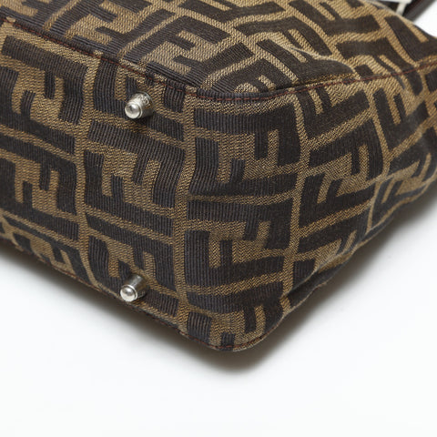 FENDI Zucca canvas Handbag Brown WS23296