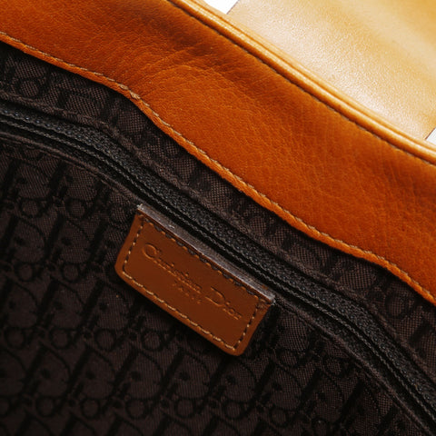 Christian Dior Street Chic Leather Shoulder Bag Brown WS23299