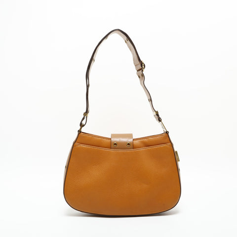 Christian Dior Street Chic Leather Shoulder Bag Brown WS23299