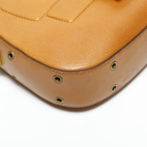 Christian Dior Street Chic Leather Shoulder Bag Brown WS23299