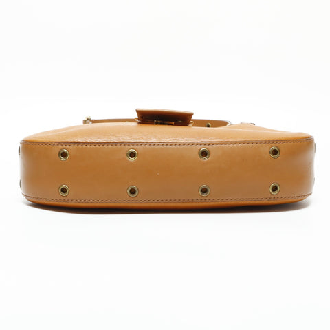 Christian Dior Street Chic Leather Shoulder Bag Brown WS23299