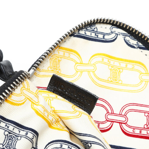 CELINE Leather Triomphe Pouch leather black WS23304