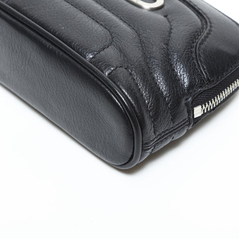 CELINE Leather Triomphe Pouch leather black WS23304