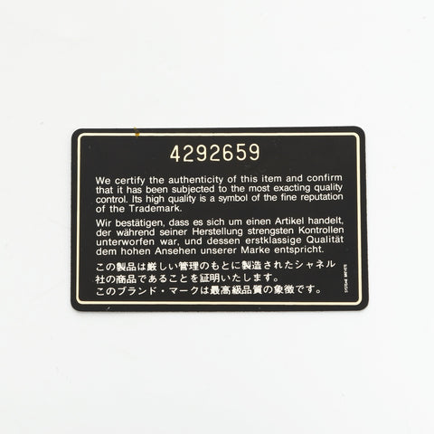 CHANEL No. 4 Caviar Skin 1996-1997 COCO Mark Tri-fold wallet pink WS23305