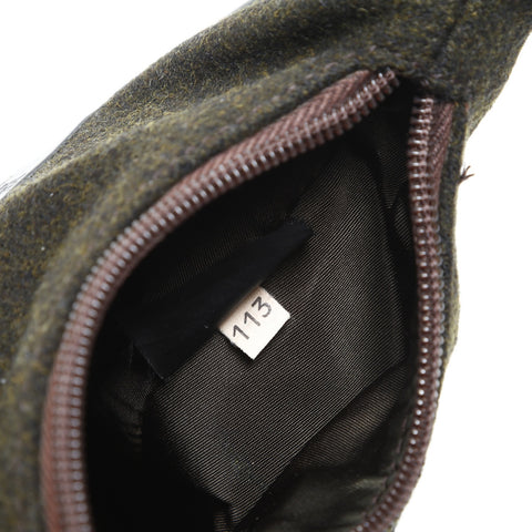 PRADA Wool Sport Line Hobo Bag Handbag green WS23313