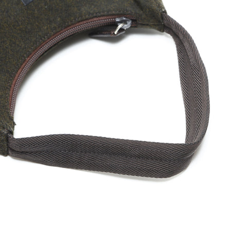 PRADA Wool Sport Line Hobo Bag Handbag green WS23313