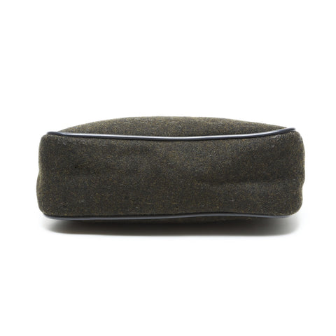 PRADA Wool Sport Line Hobo Bag Handbag green WS23313