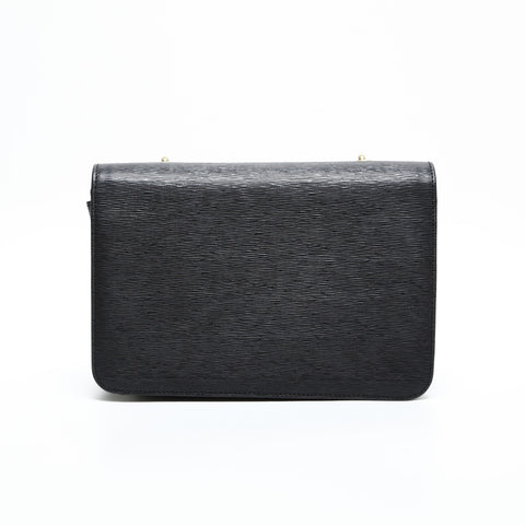 Chloe Leather Chain Shoulder Bag black WS23314