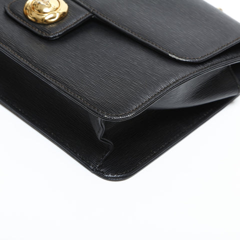 Chloe Leather Chain Shoulder Bag black WS23314