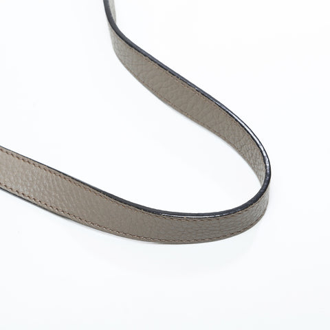 PRADA Leather 2way Handbag beige WS23317