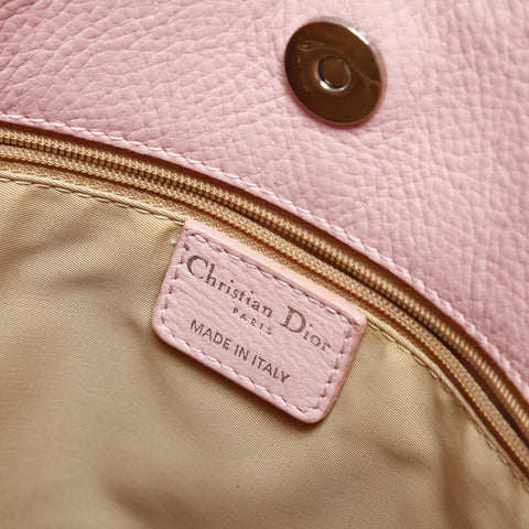 Christian Dior Trotter Street Chic Canvas Pink Handbag beige WS23318