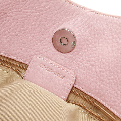 Christian Dior Trotter Street Chic Canvas Pink Handbag beige WS23318