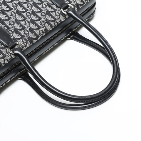 Christian Dior Canvas Trotter Handbag black WS23321