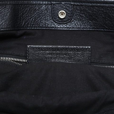 BALENCIAGA Classic 2way Leather Shoulder Bag black WS23322