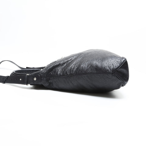 BALENCIAGA Classic 2way Leather Shoulder Bag black WS23322