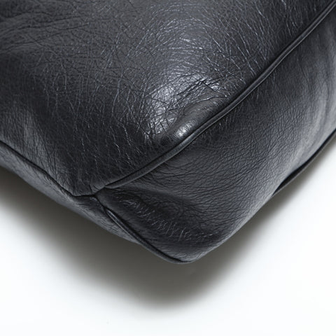 BALENCIAGA Classic 2way Leather Shoulder Bag black WS23322